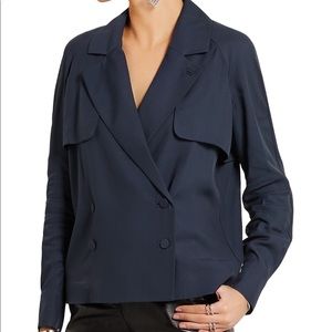 Topshop Unique Twill Blouse